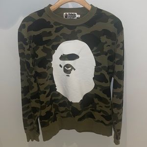A Bathing Ape Camo sweatshirt